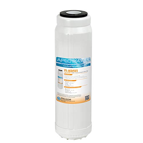 APEC Water Systems FI-KDF85 Iron and Hydrogen Sulfide Reduction Specialty Water Filter, 2.5"x10"