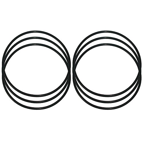 KleenWater O-Rings, Compatible with Whirlpool WHKF-DWHV, WHCF-DWHV, WHCF-DWH, WHKF-DWH & WHKF-DUF Water Filters, Set of 6