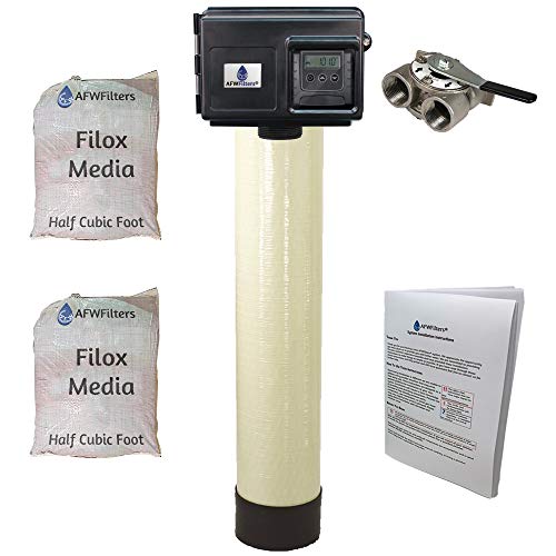 Abundant Flow Water Systems Filox 10 Iron, Sulfur, Manganese Removal Water Filter with Fleck DIGITAL 2510SXT - 1.0 cu. ft.