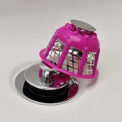 Tubbrella The Most Innovative Bathtub Drain Strainer/Hair Catcher (Pink)
