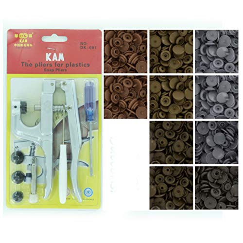 Bundle - 2 items: Starter Pack KAM Plastic Snap Setting Pliers