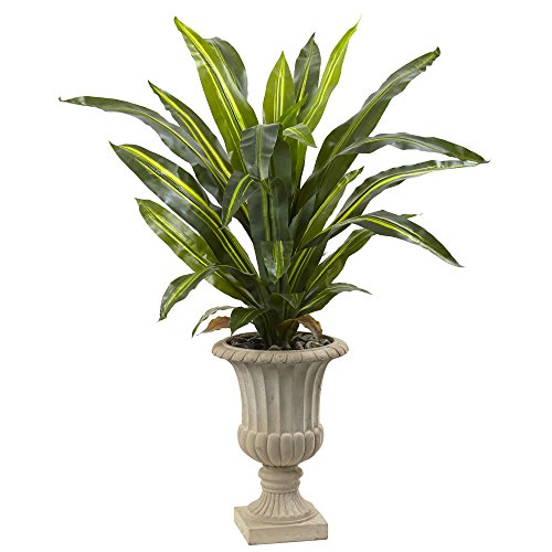 Nearly Natural Dracaena Plant with Urn, 5'