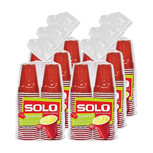 SOLO Cup Company Solo Cup Red Plastic Party Cups, 9 Ounce, 300 Count