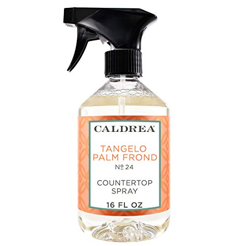 Caldrea Multi-surface Countertop Spray Cleaner, Made with Vegetable Protein Extract, Tangelo Palm Frond Scent, 16 oz
