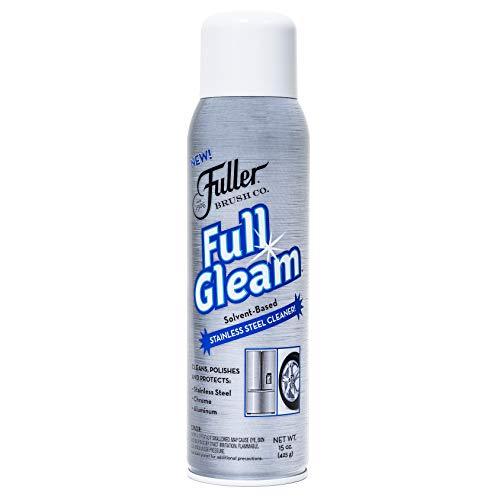 Fuller Brush Company Fuller Brush Full Gleam Stainless Steel Cleaner - Chrome & Aluminum Conditioner Spray For Cleaning Pots, Pans, Cooktop &