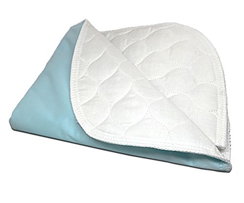 RMS Int'l/Grafix Ultra Soft 4-Layer Washable and Reusable Incontinence Bed Underpads, 34"X36" with Two 18" Flaps