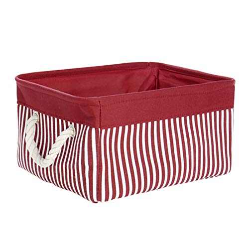 UXCELL uxcell Storage Basket Bin with Cotton Handles,Collapsible