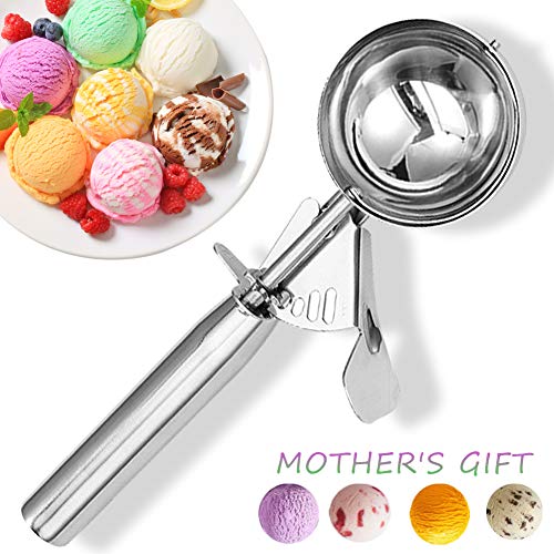 Cupcake Batter Scoop Efficient Stainless Steel Trigger Release Ice