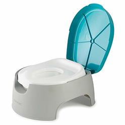 Summer Infant Summer 3-in-1 Train with Me Potty â€“ Potty Seat, Potty Topper and Stepstool for Toddler Potty Training and Beyond â€“ Easy