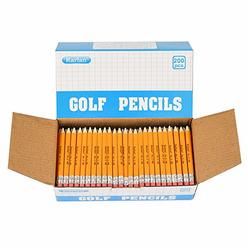Rarlan golf Pencils with Erasers, 2 HB, Pre-Sharpened, 200 count Bulk Pack