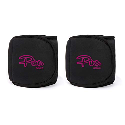 HEALTHYMODELLIFE Ankle Weights Set by Healthy Model Life (2x5lbs Cuffs) - 10lb in Total - As Worn by Victoria Secret Angels -