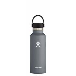 Hydro Flask Standard Mouth Water Bottle, Flex Cap - 24 oz, Stone