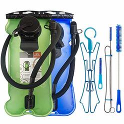 WACOOL 3L 3Liter 100oz BPA Free EVA Hydration Pack Bladder, Leak-Proof Water Reservoir (2pc Bladders with Clean Kit)