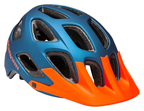 Schwinn Excursion Adult Bike Helmet, Orange/Blue