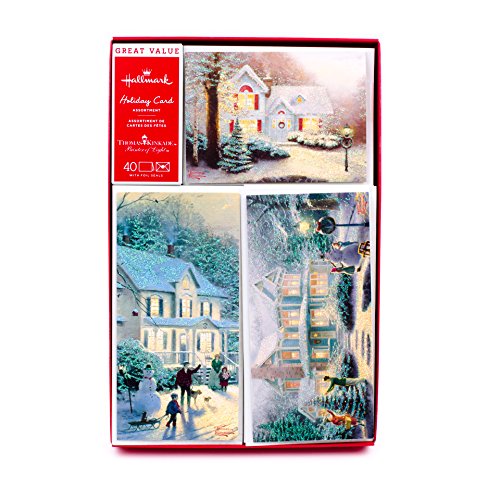 Hallmark Holiday Wishes Assorted Christmas Cards, Box Of 40