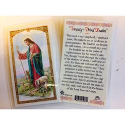 SFI Holy Prayer Cards for The 23rd Psalm (Salmo 23) in English