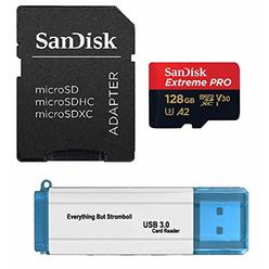 SanDIsk 128GB Micro SDXC Extreme Pro 4K V30 Memory Card Works with DJI Mavic 2, Pro, Zoom, Spark, Phantom 4 Video Drone