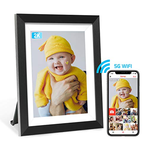 AEEZO Frameo 2K 10 Inch Digital Picture Frame with WiFi App Contol