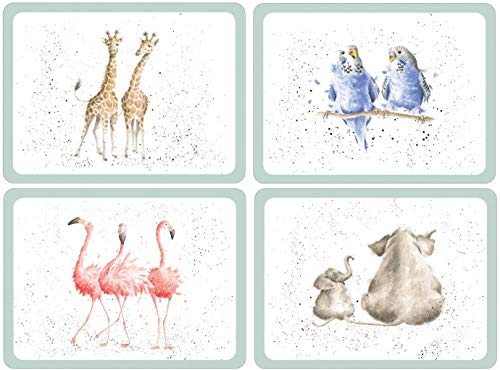 Pimpernel Zoological Placemats - Set of 4