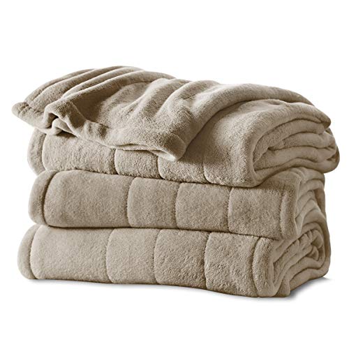 Sunbeam Heated Blanket | Microplush, 10 Heat Settings, Mushroom, Full -  BSM9KFS-R772-16A00