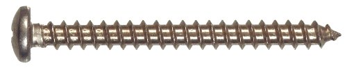 Hillman The Hillman Group 823256 Stainless Steel Pan Head Phillips Sheet Metal Screw, 8 x 3/8-Inch, 100-Pack