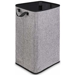SNIGJAT 84L Large Laundry Hamper, 24.5" Tall Collapsible Laundry Hamper with Sturdy Handles, Square Dirty Clothes Hamper for