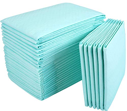 Brosive Waterproof Reusable Incontinence Bed Pads Washable Incontinence  Underpads 8 Cups Absorbency, 2 Pack Non-Slip Mattress