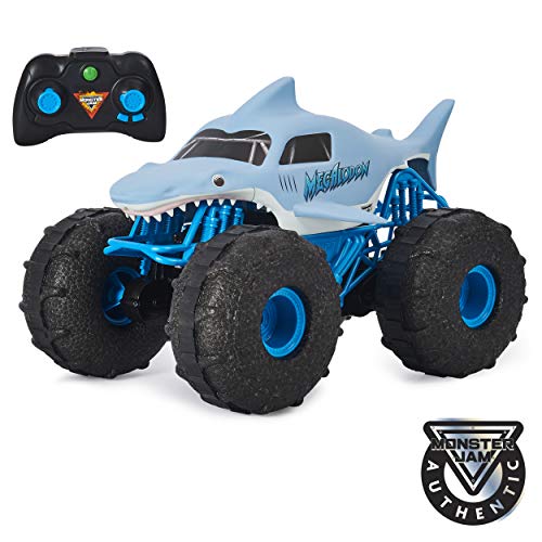 Photo 1 of Monster Jam, Official Megalodon Storm All-Terrain Remote Control Monster Truck, 1:15 Scale