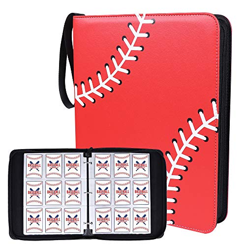 NeatoTek Double Sided 40 Pages 720 Pockets Sport Card Binder for Sport Trading Cards, Display Case with Sport Card Sleeves