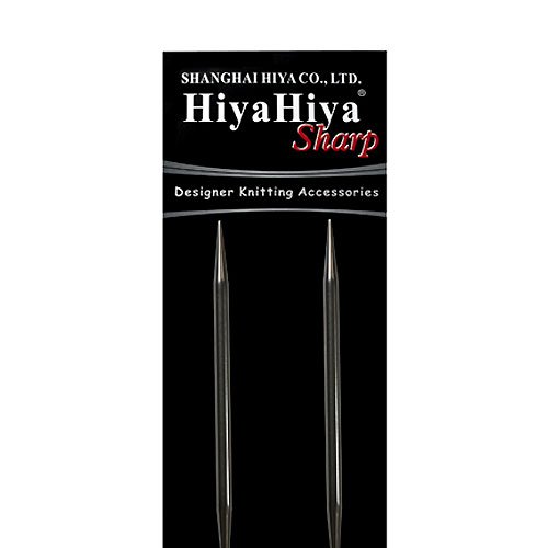 HiyaHiya Circular 9 inch (23cm) Sharp Steel Knitting Needle Size