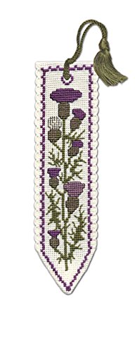 Textile Heritage Scottish Thistle Counted Cross Stitch Bookmark Kit