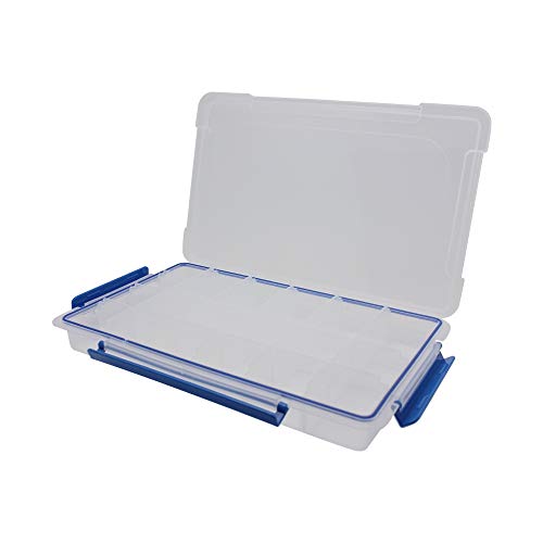 BangQiao Plastic Parts Organizer Storage Case and Adjustable Divider Box Container for Hardware, Craft and Small Accessories,