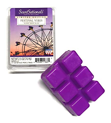 Scentsationals Festival Vibes Scented Wax Cubes, 2.5 OZ Package