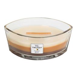 WoodWick CAFE SWEETS WoodWick New Trilogy Collection HearthWick Flame Large Oval Jar 3-in-1 Scented Candle - 16 Ounces