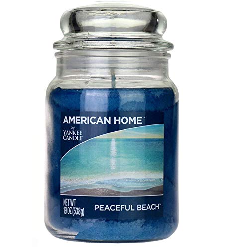 Yankee Candle 241407 Scented Fragrance Candles American Home Colllection Luxury Classic Large 19oz Glass Jar 538g[Peaceful