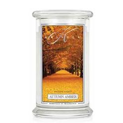 Kringle Candle Autumn Amber Large 2-Wick 22 oz 100 Hour Jar