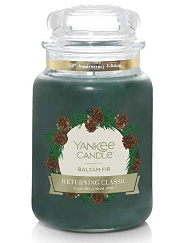 Yankee Candle Large 50TH Anniversary Returning Classic Balsam FIR Jar Candle