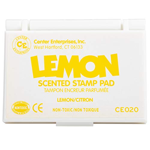 Ready2Learn Center Enterprise Ready 2 Learn Scented Stamp Pad - Lemon - Yellow - Non-Toxic - Fade Resistant - Fun Art Supplies for Kids