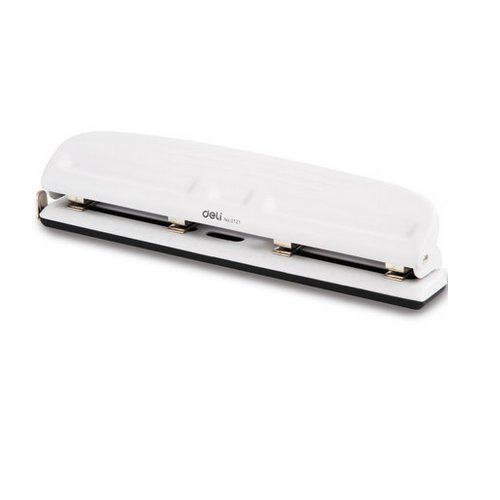 IT30INS Chris-Wang Adjustable White 4-Hole Paper Punch Puncher for Binder  Planner Inserts - 10 Sheet Capacity - 6mm Hole Diameter 