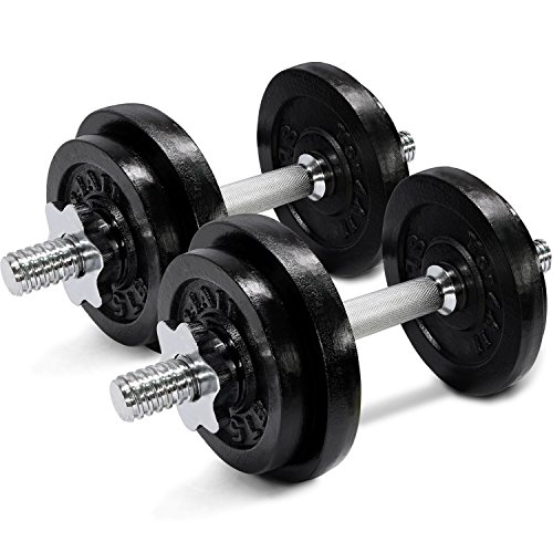 Dumbbell Set Barbell And Weights Amazon Yes4All Adjustable Dumbbells 60 Lb  Dumbbell Weights (Pair)