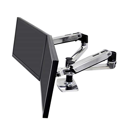 Ergotron ERG45245026 - Ergotron Inc LX Dual Side-by-Side Arm for WorkFit-D Sit-Stand Desk