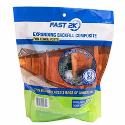 H.B. FULLER Fast 2K Fence Post Mix and Concrete Alternative and Replacement for Fence Post and Mail Box Post Installs. 2.2 lb Bag of