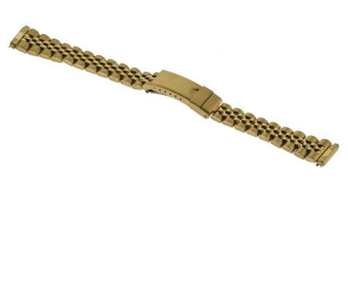 Us Jewels And Gems New Ladies 12mm 15mm Jubilee Gold Watch Bracelet Band