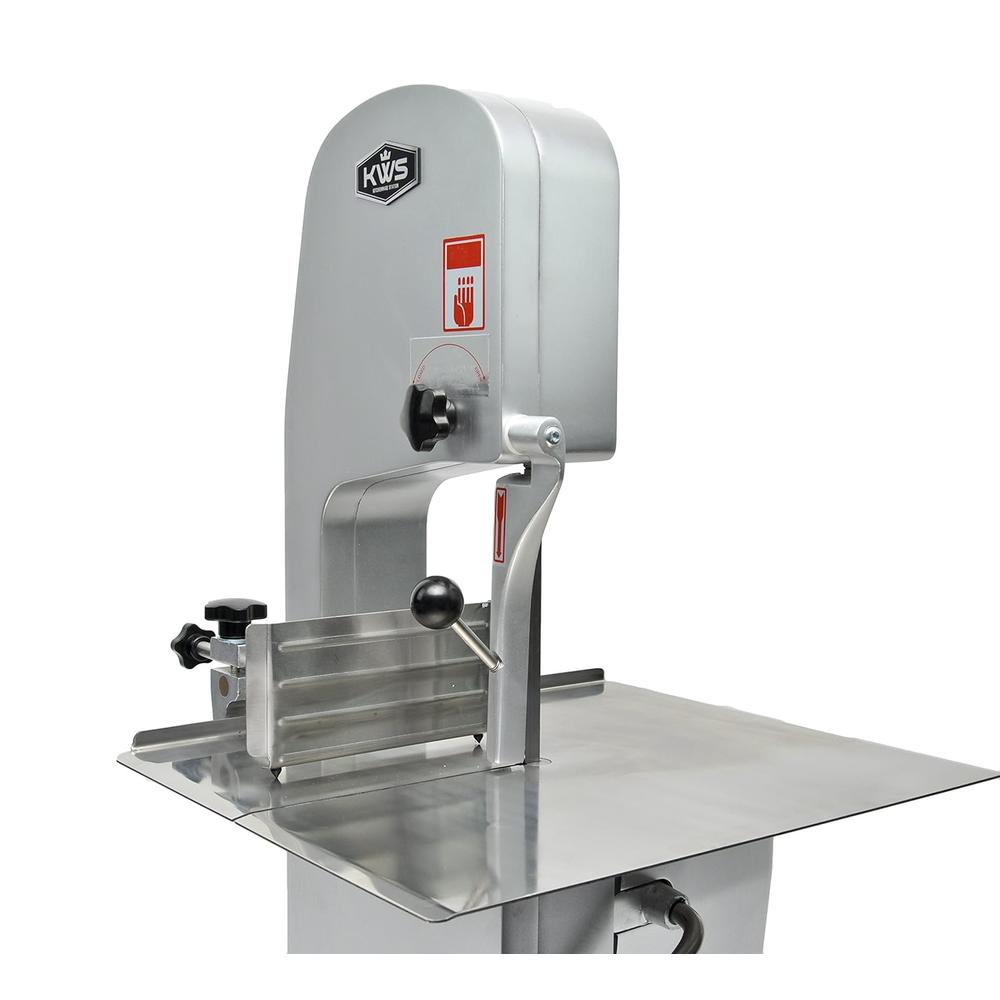 KitchenWare Station KWS B-210 Commercial 1900W 2.5HP Electric Meat Band Saw Bone Sawing Machine/ Slicer Heavy-Duty
