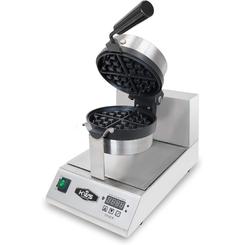 KWS KitchenWare Station WM-100 Premium Commercial Non-sticky Teflon 1547W Electric Belgian Waffle Maker with Digital Timer and Temperature Controls