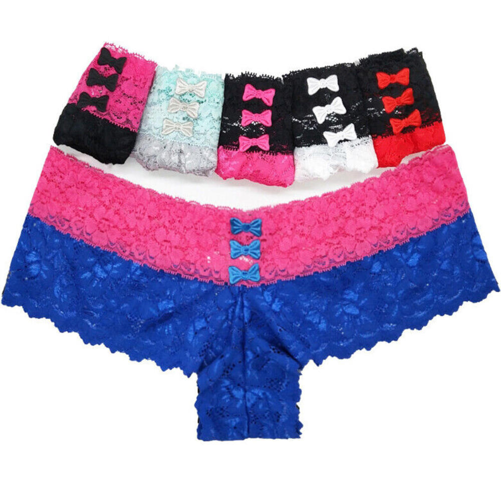 Magg Shop 6-Pack Women's Lace  Bikini Panties Shorts Panty Underwear