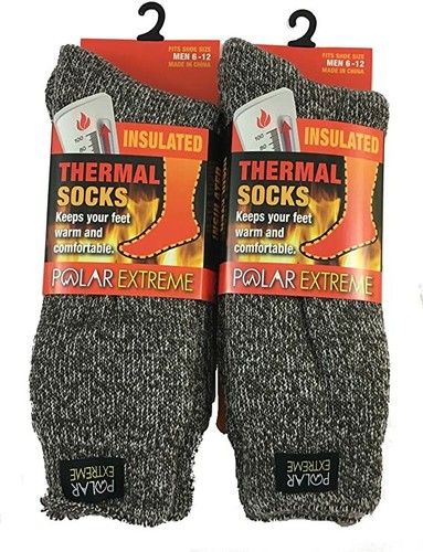 Polar Extreme Men's Insulated Thermal Socks with Fleece Lining - Main Image