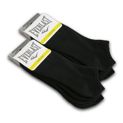 Everlast&reg; 6 Pairs Everlast Ultimate Cushion Moisture-Wicking Ankle Men's Socks (Black)