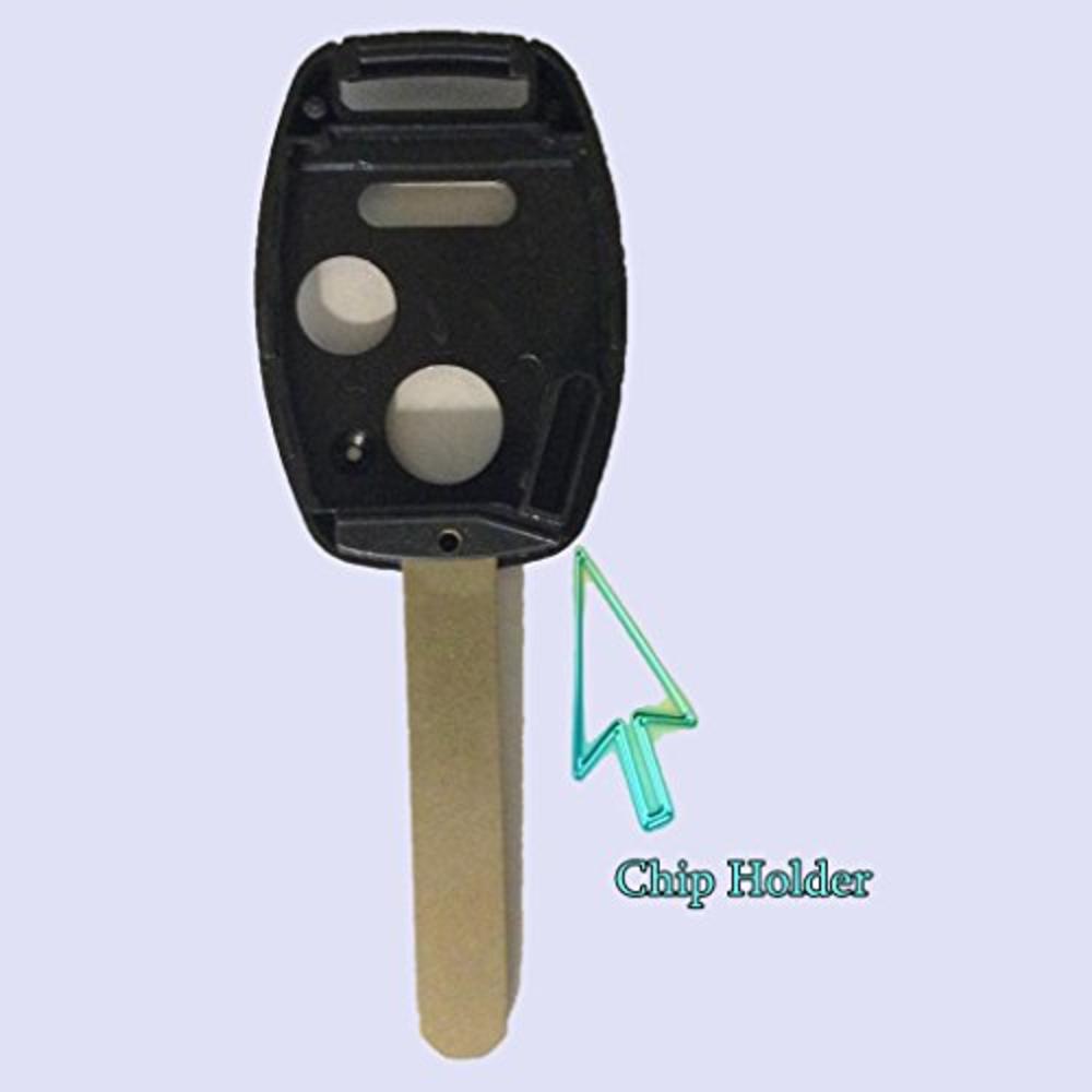 Ri-Key Security New Replacement Remote Key Shell Case For Honda CRV 2010 Remote Key Repair Kit with Chip Holder by RiKey Security