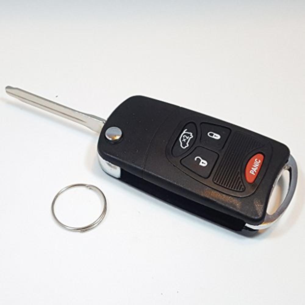 Ri-Key Security Flip Key Modified Case Shell for Dodge Nitro 2011 Remote Key 4 Buttons 2B by Ri-Key Security